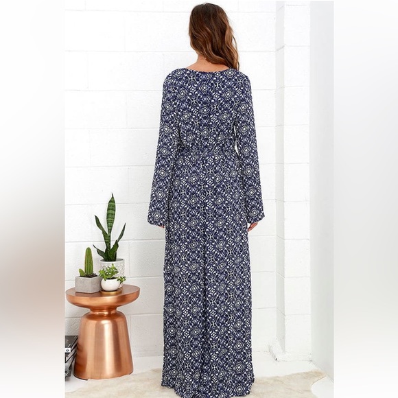 Mandala Daydream blue print maxi dress - Picture 2 of 3